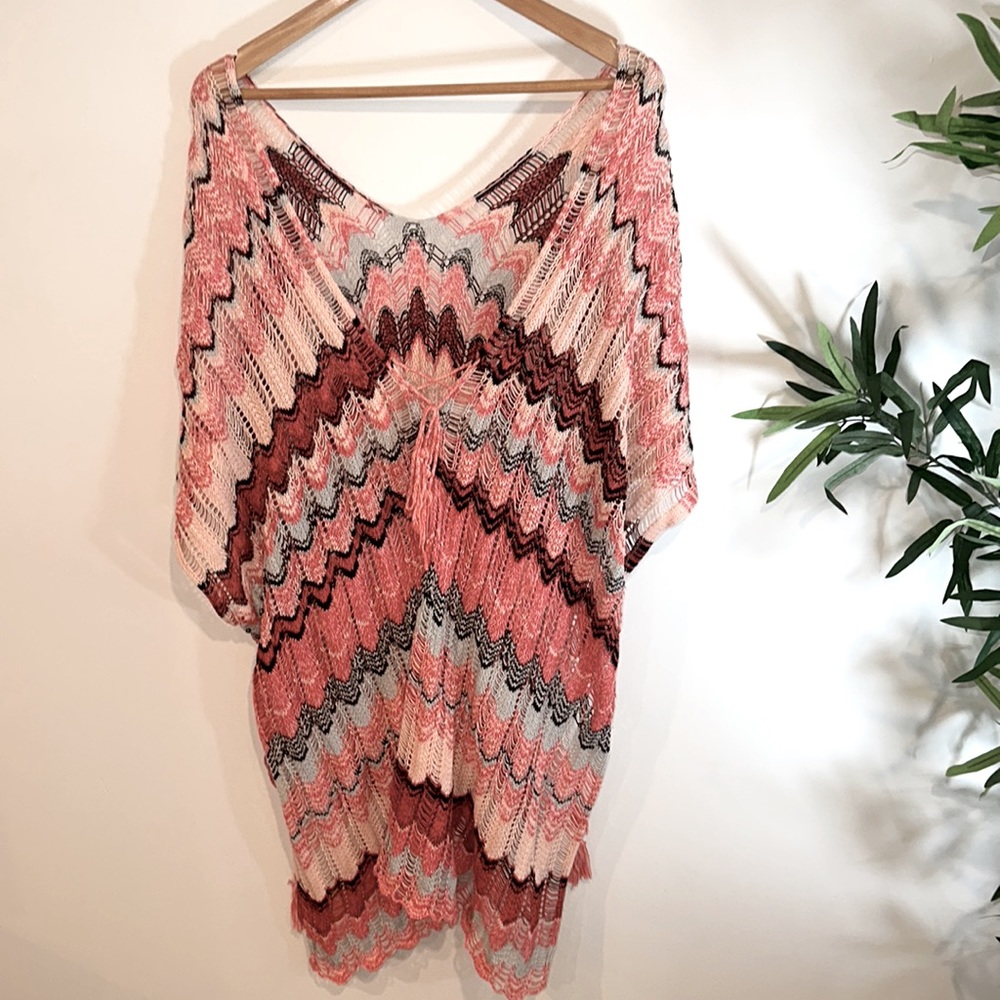 Women’s fashion crochet Tunic beach Cover up